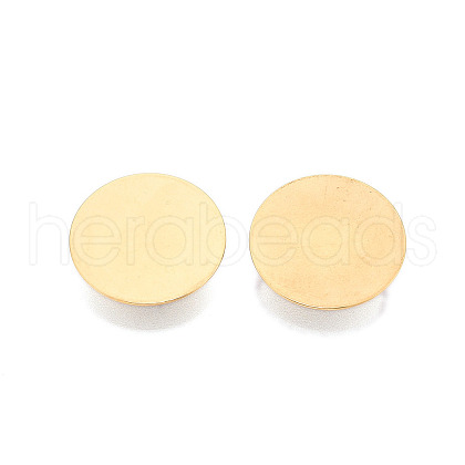 PVD Vacuum Plating 304 Stainless Steel Brooch Cabochon Settings STAS-E547-08K-G-1