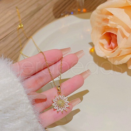 Stainless Steel Cable Chain Necklaces FS-WG30730-02-1