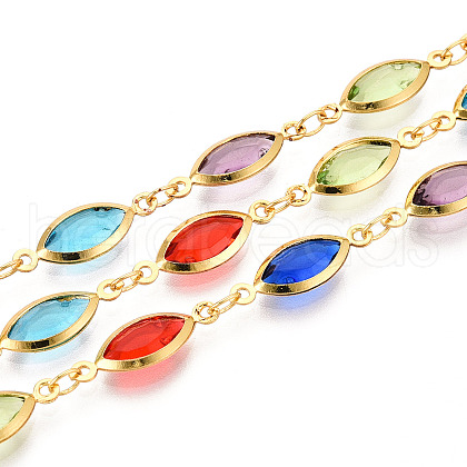 Brass Oval Link Chains CHC-N023-10D-G-1