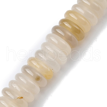 Natural White Agate Beads Strands G-F743-06I-1