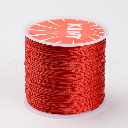 Round Waxed Polyester Cords YC-K002-0.45mm-10-1