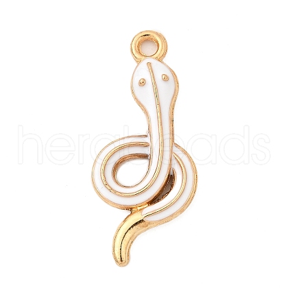 Alloy Enamel Pendants FIND-U031-14G-03-1