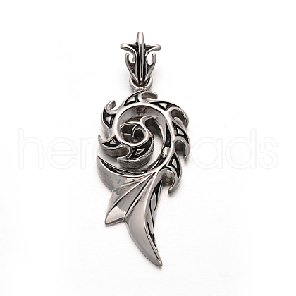 Vortex 304 Stainless Steel Big Pendants STAS-F068-06-1