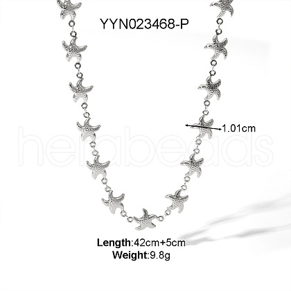 316L Surgical Stainless Steel Jewelry Link Chain Necklaces LZ7710-1-1