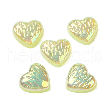 UV Plating Acrylic Cabochons OACR-H121-02B-1