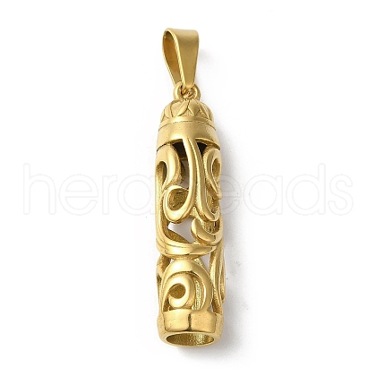 PVD Vacuum Plating 304 Stainless Steel Pendants STAS-B069-22G-1