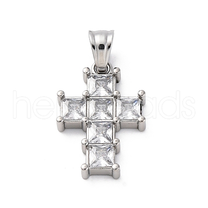 304 Stainless Steel Pendants STAS-L286-15P-1