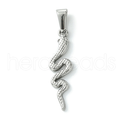 Non-Tarnish 304 Stainless Steel Pendants STAS-L275-01B-P-1