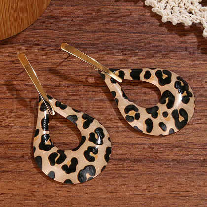 Alloy Stud Earrings EJEW-P307-03G-1