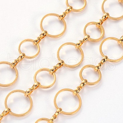 3.28 Feet Brass Chains X-CHR024-CK142-NFG-1