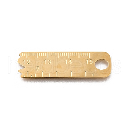 304 Stainless Steel Pendants STAS-F318-09B-G-1