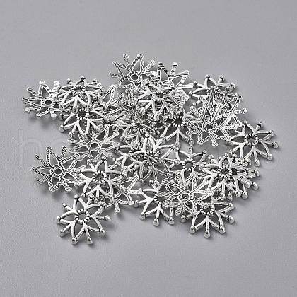 Tibetan Style Fancy Bead Caps LF10358Y-1