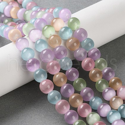 Cat Eye Beads Strands CE-P004-A-8mm-1
