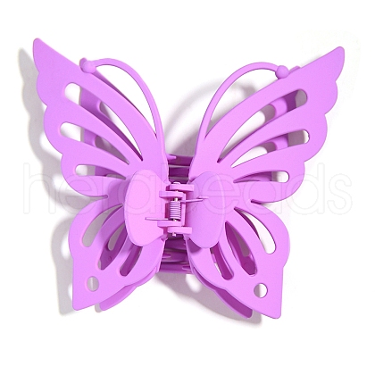 Frosted Acrylic Claw Hair Clips PW-WGC5D3E-04-1