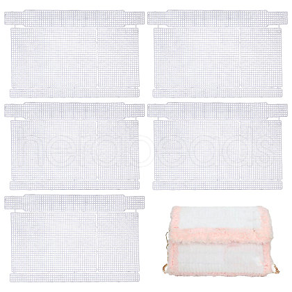 Plastic Mesh Canvas Sheets DIY-WH0581-55-1