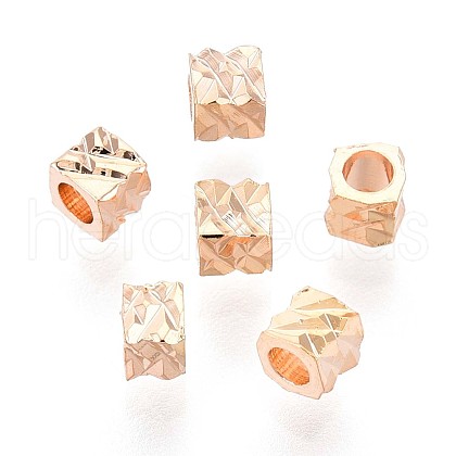 Brass Spacer Beads KK-T075-70G-1