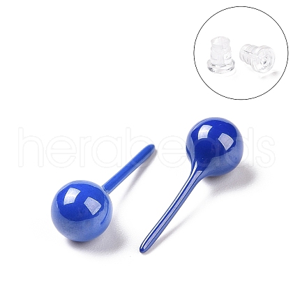 Hypoallergenic Bioceramics Zirconia Ceramic Stud Earrings EJEW-Z023-13B-1