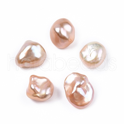 Natural Baroque Keshi Pearl Beads PEAR-N020-P13-1