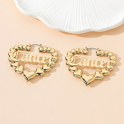 Alloy Hoop Earrings WG15DC6-04-1