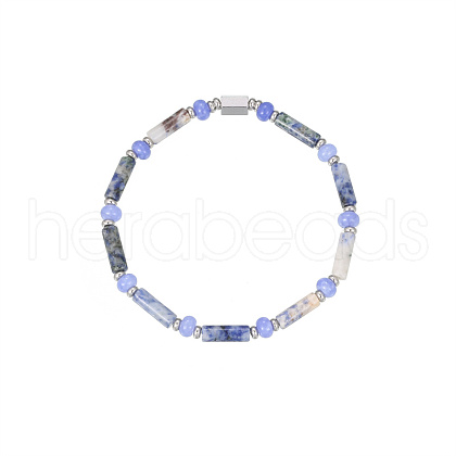 Natural Blue Spot Jasper Bracelet for Women MZ0703-1-1
