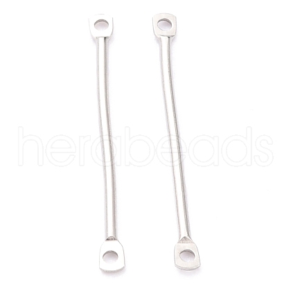 Non-Tarnish 201 Stainless Steel Links Connectors X-STAS-B011-01A-P-1