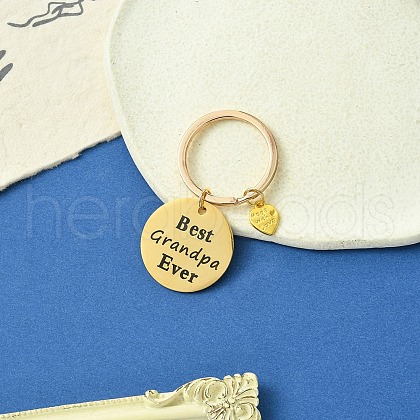 Alloy & 201 Stainless Steel Keychain KEYC-YW00102-04-1