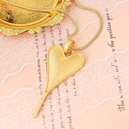 Bohemian Style Heart Alloy Pendant Necklaces for Women FS-WG80BF4-02-1