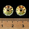 Transparent Electroplate Glass Beads GLAA-K064-10A-AB01-3