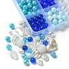 DIY Round Acrylic & ABS Plastic Imitation Pearl Beads Bracelets Jewelry Making Kits DIY-FS0007-41-3