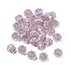 Resin Rhinestone Rondelle Beads OACR-S048-02I-2