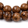 Natural Elephant Skin Jasper/Miriam Stone/Calligraphy Stone Beads Strands X-G-Q462-54-10mm-2