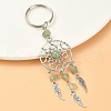 Natural Green Aventurine Chip Keychain KEYC-YW0001-06-1