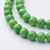 Natural Mashan Jade Round Beads Strands G-D263-8mm-XS17-2