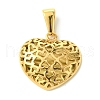 PVD Vacuum Plating 304 Stainless Steel Pendants STAS-L275-07G-02-1