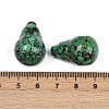 Dyed Synthetic Turquoise 3 Hole Guru Beads G-C198-01C-06-3