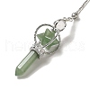 Natural Green Aventurine Dowsing Pendulums G-C095-01P-05-3