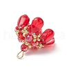 Glass & Seed Beads Pendants PALLOY-MZ00648-03-4