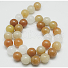 Natural Topaz Jade Beads Strands G-G150-8mm-1-1
