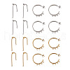 304 Stainless Steel Stud Earring Findings STAS-TA0004-66-2