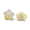 Iridescent Acrylic Bead Caps X-OACR-C021-08E-2