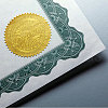 Self Adhesive Gold Foil Embossed Stickers DIY-WH0211-373-4