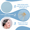 Nylon Fascinator Mesh Face Veil OHAR-WH0034-10A-4