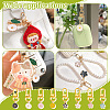 Alloy Enamel Pendant Decoration HJEW-UN00032-6