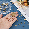 DICOSMETIC 60Pcs 4 Style 304 Stainless Steel European Beads STAS-DC0015-22-3