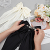 CRASPIRE Cloth Big Bowknot Hair Barrettes AJEW-CP0008-41B-02-3