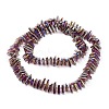 Electroplate Transparent Glass Beads Strands EGLA-R114-01A-2