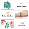  96Pcs 16 Styles Plating Acrylic Beads PACR-TA0001-09-4