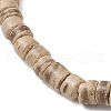 Sea Turtles and Starfish Coconut Beads Bracelets BJEW-JB11882-03-5