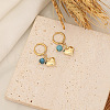 304 Stainless Steel Hoop Earrings WG83612-02-1
