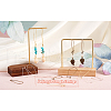 Brass Hoop Earrings Findings Kidney Ear Wires KK-TA0007-10-28